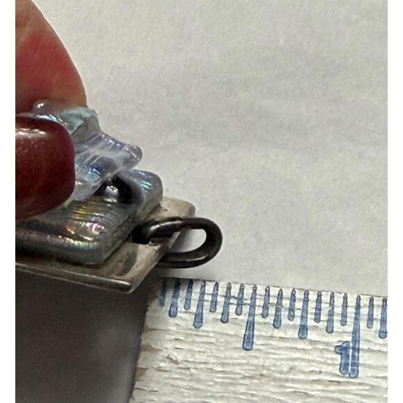 🆕LISTING🆕 Glass Art Setting on Silver Pendu - Picture 5 of 7